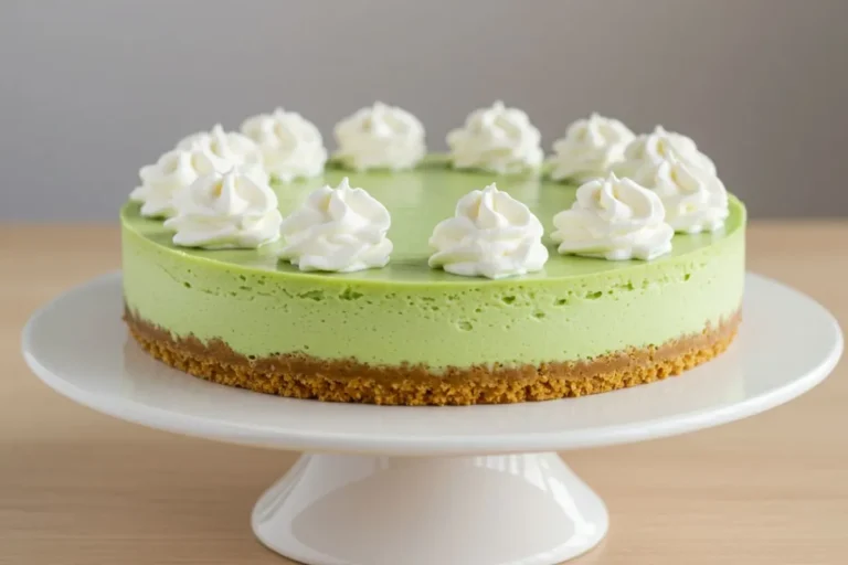 No-Bake Avocado Lime Cheesecake
