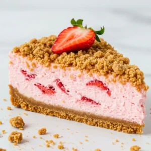 Strawberry Crunch Cheesecake