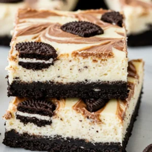 Oreo Nutella Cheesecake Bars