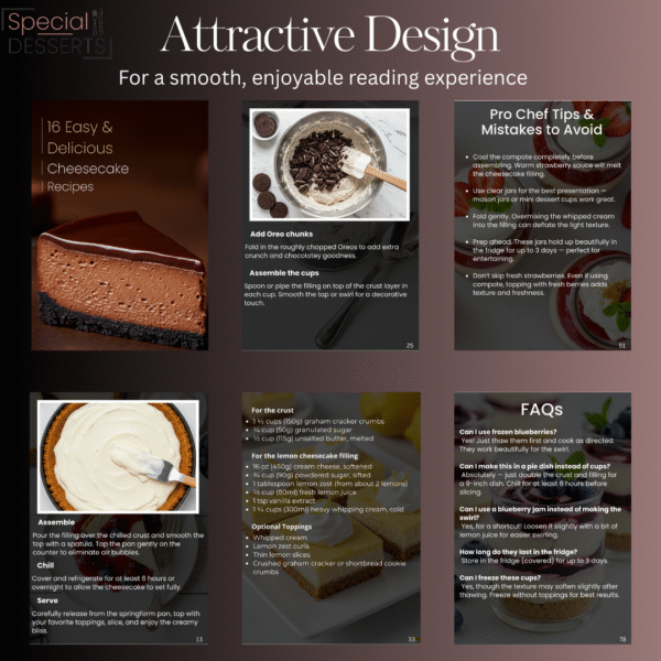 Ultimate Dessert Collection: 22 Decadent Cheesecake Recipes + 6 Authentic Tiramisu Recipes