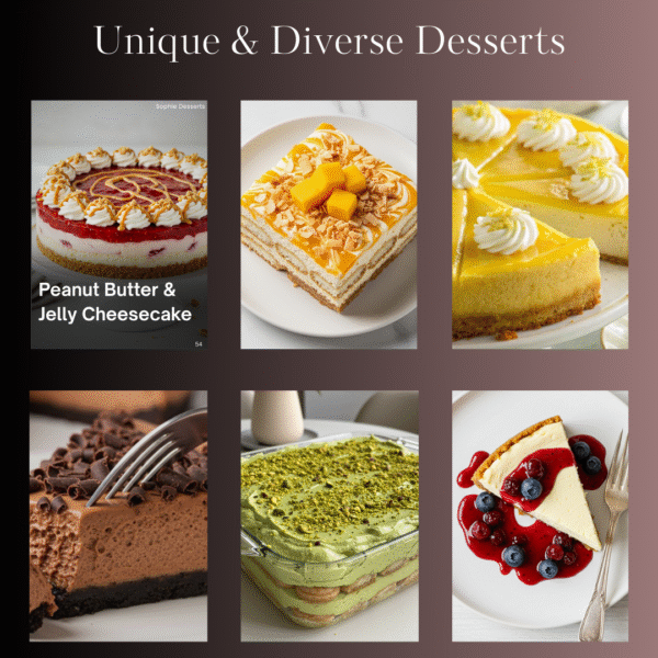 Ultimate Dessert Collection: 22 Decadent Cheesecake Recipes + 6 Authentic Tiramisu Recipes