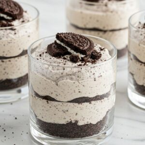 Cookies and Cream Mousse Cups