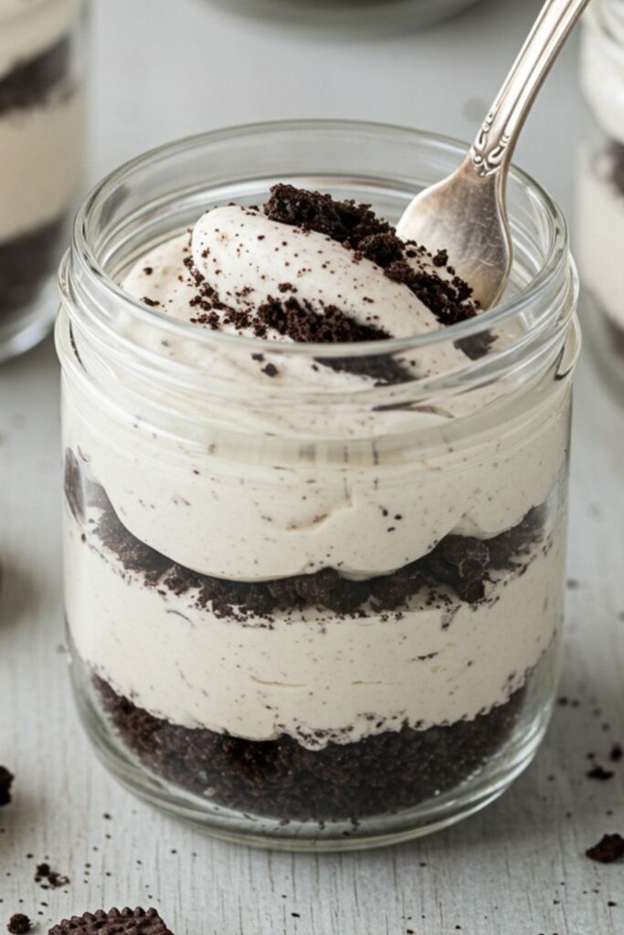 Cookies and Cream Mousse Cups