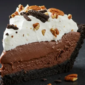 Mississippi Mud Pie: Rich Chocolate Dessert with Oreo Crust