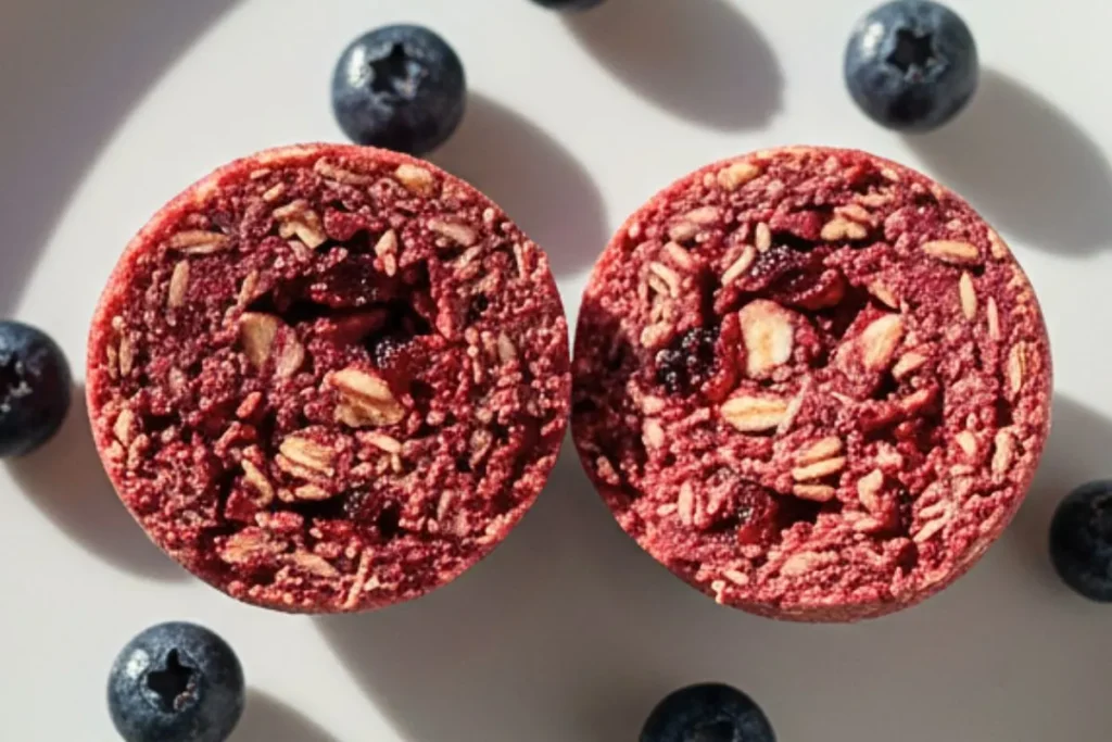 A single diversified Berry Bliss Protein Ball