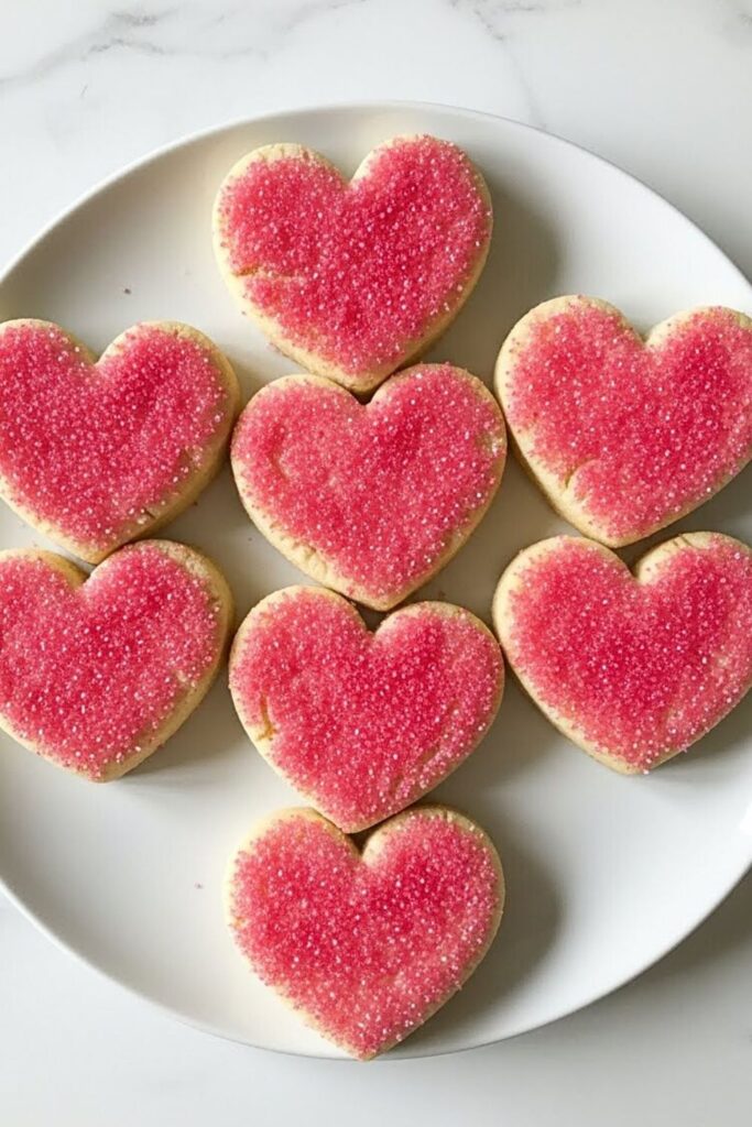 Classic Vanilla Shortbread Hearts