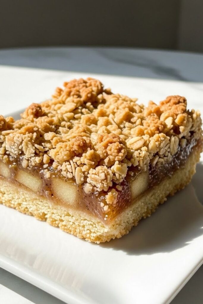 Apple Cinnamon Crumble Bars