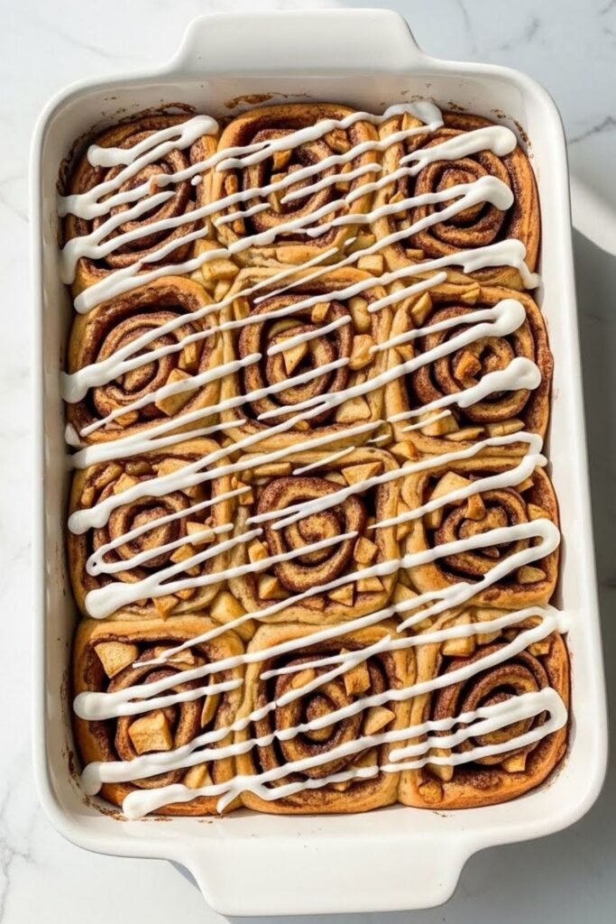 Apple Cinnamon Roll Cake