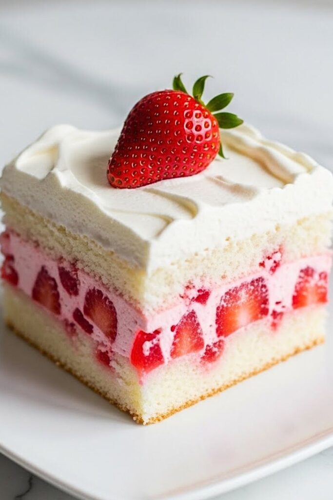 Strawberry Poke Cake