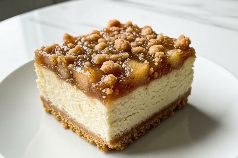 Apple Cinnamon Desserts - Apple Cinnamon Cheesecake Bars