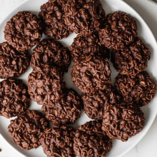 No-Bake Chocolate Peanut Butter Cookies