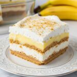 banana pudding, no bake desserts, easy recipes, dessert lasagna, summer treats, banana recipes, potluck ideas, creamy desserts, refrigerator cake, quick dessert recipes.
