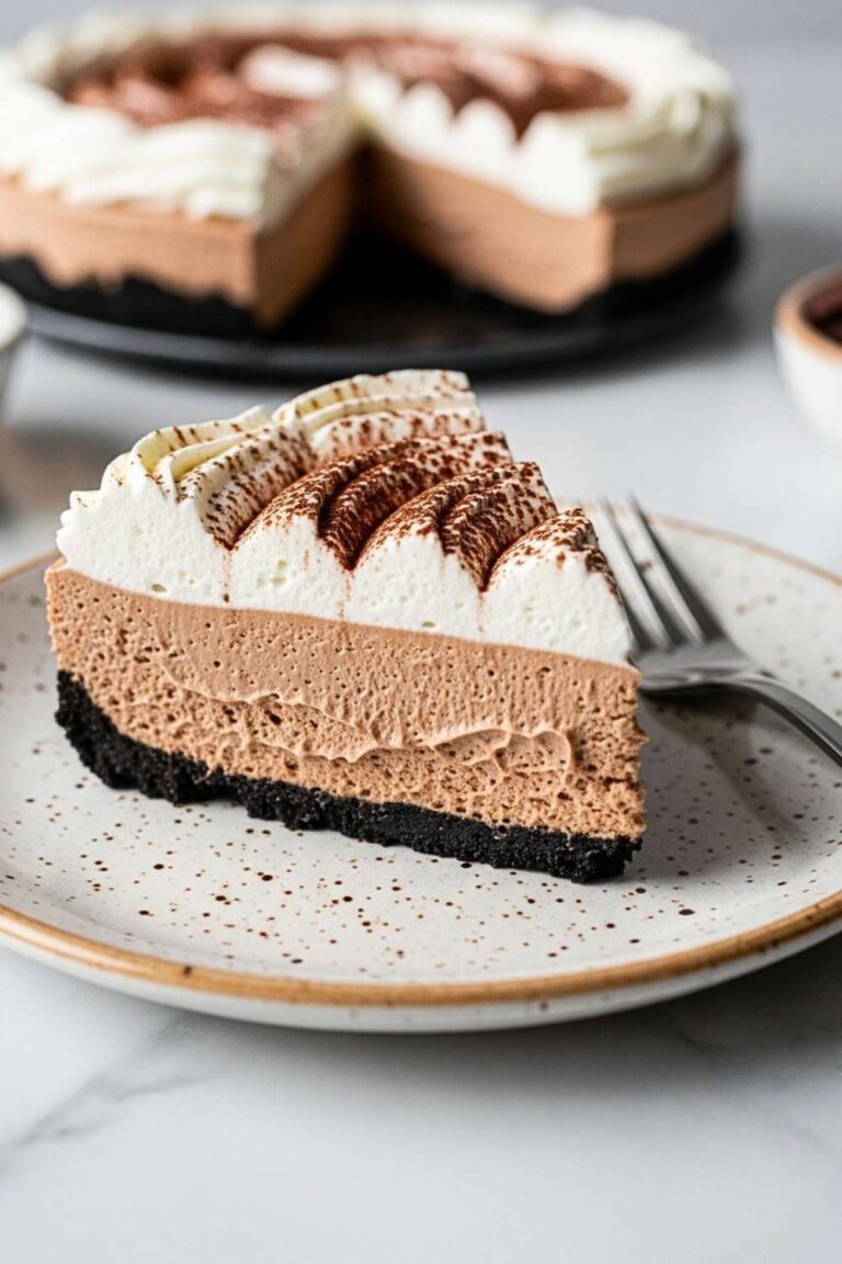 Creamy No-Bake Nutella Cheesecake